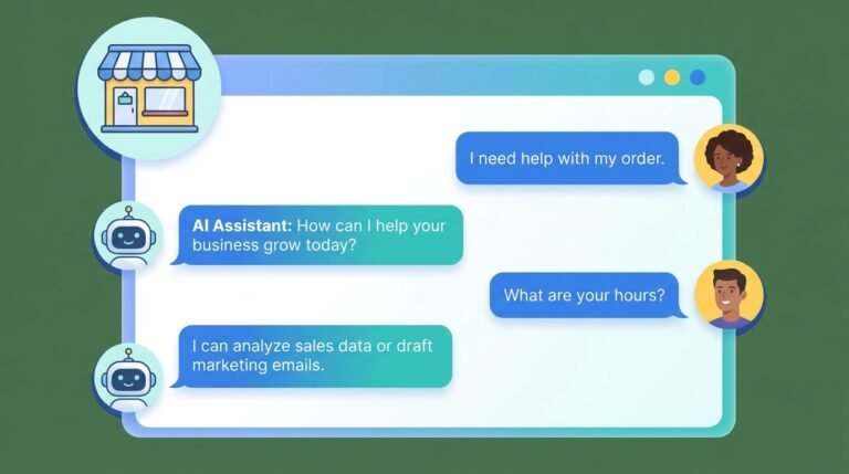 AI chatbot setup service for small business — custom chatbot built and deployed