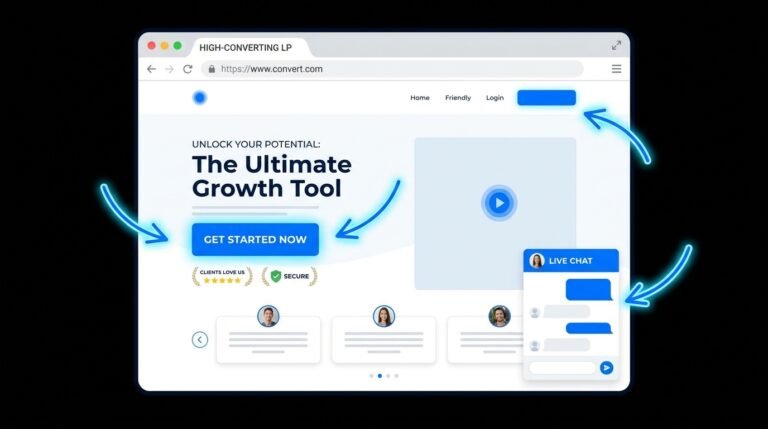 AI landing page design service — high-converting pages built by experts