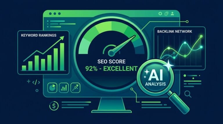 AI SEO audit and optimization service — technical and on-page SEO analysis