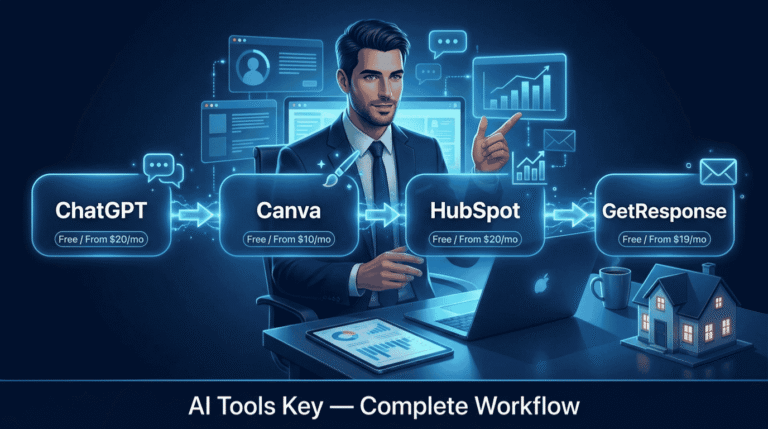 best ai tools for real estate agents — complete tool stack with ChatGPT, Canva, HubSpot and monthly costs