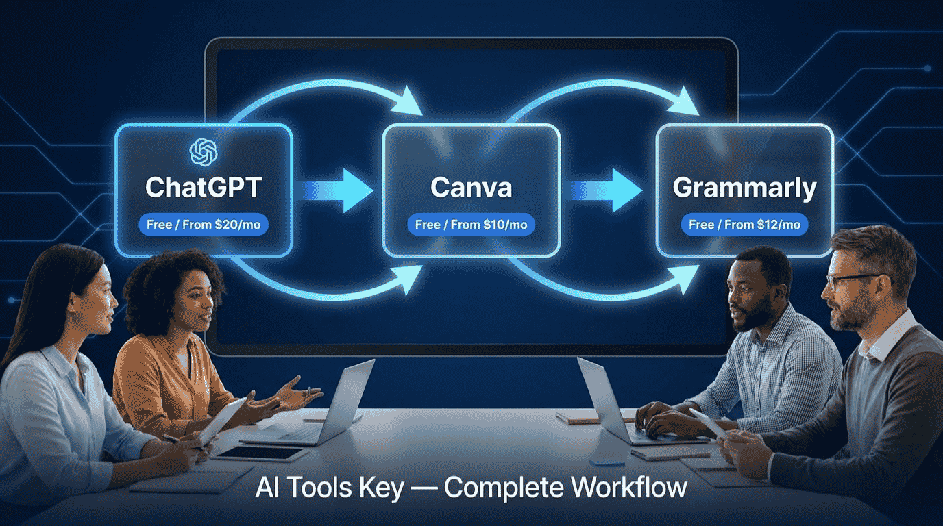 best ai tools for teachers and educators — complete tool stack with ChatGPT, Canva, Grammarly and monthly costs