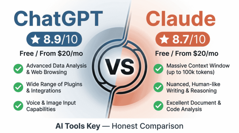 ChatGPT vs Claude comparison — features, pricing, and verdict for small business
