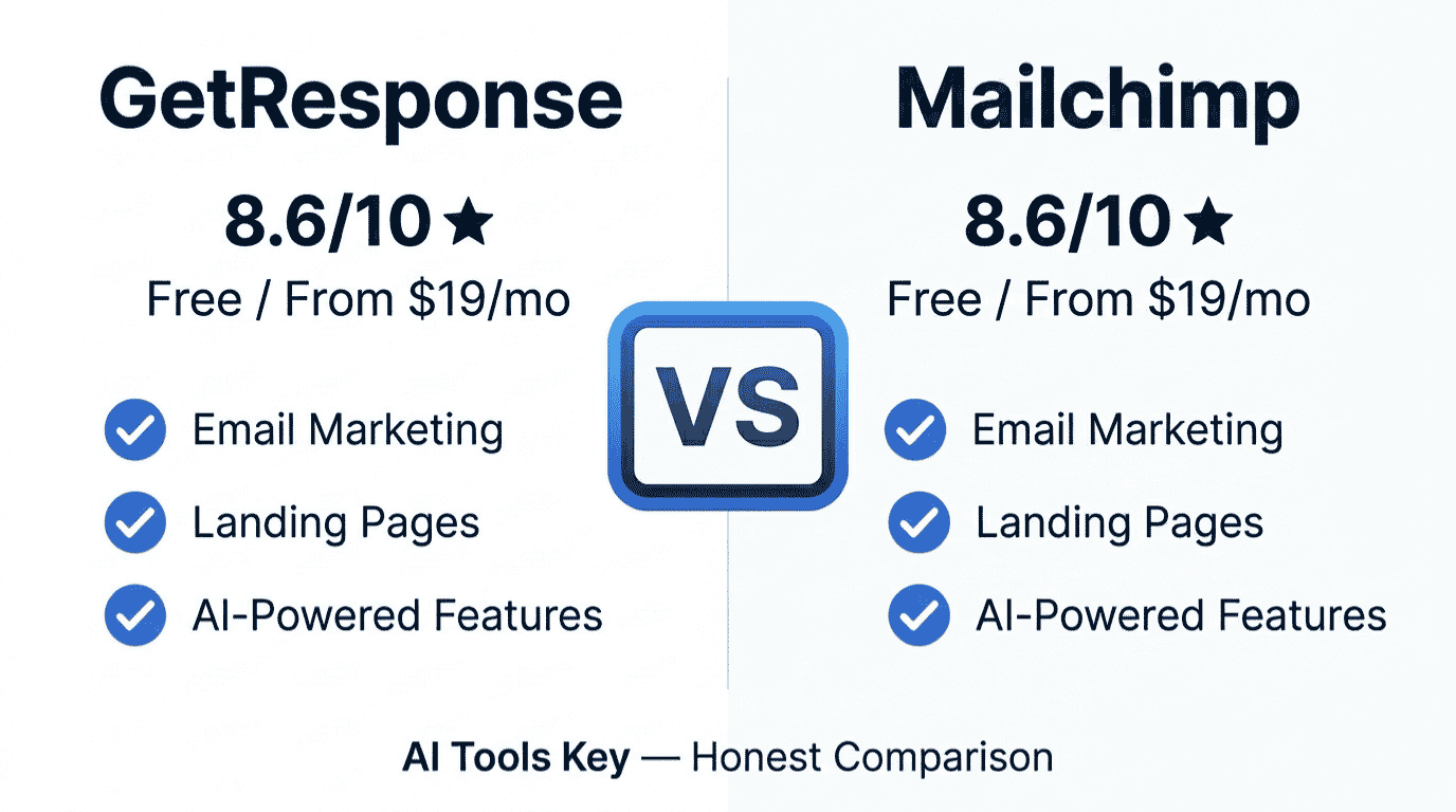 getresponse-vs-mailchimp comparison — features, pricing, and verdict for small business