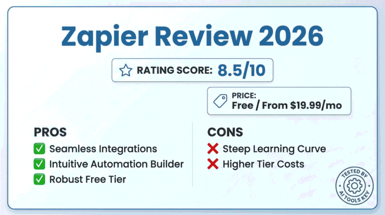 Zapier review — detailed analysis with pros, cons, pricing, and expert rating